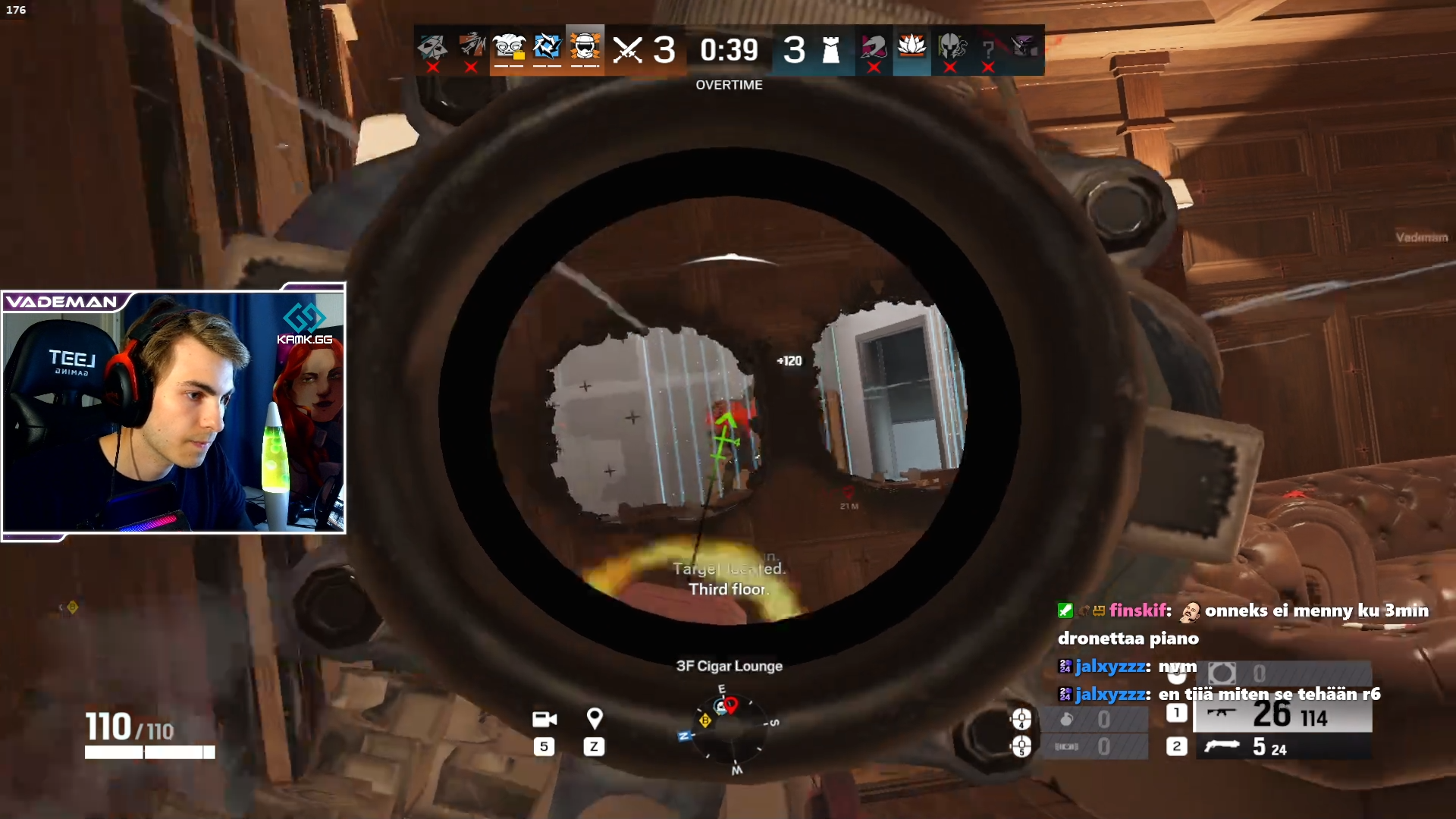 A screenshot from my Twitch live
